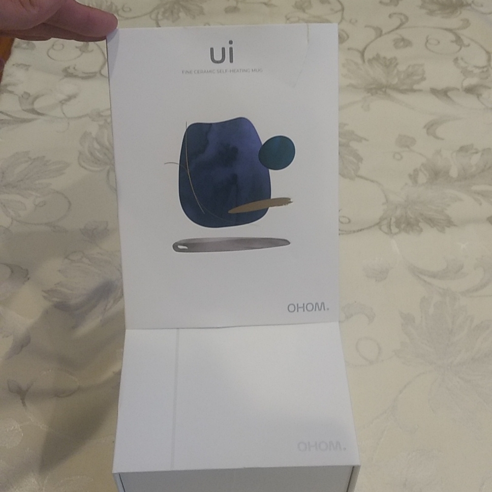 Ui Fine Ceramic Self-Heating Mug by OHOM NWOT